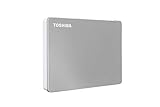 Toshiba Canvio Flex - Disco Duro Externo portátil (2 TB, USB-C, USB 3.0), Color Plateado