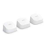 Sistema de wifi de malla Amazon eero 6 | Compatible con velocidades de hasta 500 Mb/s | Conexión...