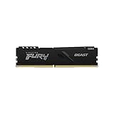 Kingston Fury Beast DDR4, Memoria Gamer Para PC, Capacidad: 8GB, Frecuencia: 3200Mhz, Latencia: CL...