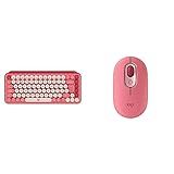 Logitech Bundle: Teclado inalámbrico - Heartbraker + Mouse Inalámbrico Coral