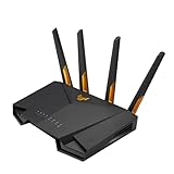 ASUS TUF Gaming WiFi 6 Router (TUF-AX4200) - Puerto dedicado para juegos, puerto dual de 2.5G,...