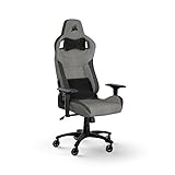 Corsair T3 Rush (2023) Silla de Juegos, Talla única, Gris y carbón