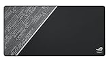 Mousepad extra grande Asus ROG Sheath BLK con superficie optimizada para jugar, deslizamiento suave...