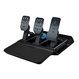 Logitech G Pedales de Carreras Pro - Pedales de simulador de Carreras con Freno de celda de Carga de...