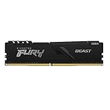 Kingston Fury Beast Black 16GB 3200Mhz DDR4 CL16 UDIMM Memoria Gamer Para PC Color Negro...