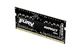 Kingston Fury Impact 16GB 3200Mhz DDR4 CL20 SODIMM Memoria Gamer Para LAPTOP Color Negro...