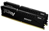 Kingston Fury Beast DDR5, Memoria Gamer para PC, Capacidad: 32GB Kit (2x16GB), Frecuencia: 6000Mhz,...