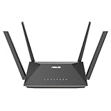 ASUS Router RT-AX52 (AX1800) WiFi 6 de Doble Banda, protección instantánea, programación de...