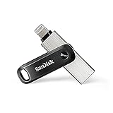 SanDisk Unidad Flash iXpand Go de 256 GB para iPhone y iPad - SDIX60N-256G-GN6NE