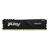 Kingston Fury Beast DDR4, Memoria Gamer Para PC, Capacidad: 8GB, Frecuencia: 3200Mhz, Latencia: CL...