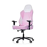 VERTAGEAR PL1000-PK - Silla para Juegos, Color Blanco y Rosa