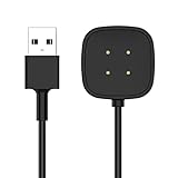 USTIYA Cargador para Fitbit Versa 3 y Versa 4 y Sense y Sense 2 Smart Watch USB Base de Carga...