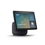 Amazon Echo Show 10 - Pantalla inteligente HD con movimiento y Alexa - Negro