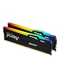 Kingston Fury Beast RGB DDR5, Memoria Gamer para PC, Capacidad: 64GB Kit (2x32GB), Frecuencia:...