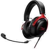 HyperX Cloud III - Rojo Audífonos para Juegos con Cable