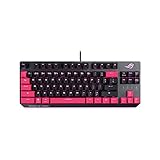 Asus teclado mecánico para juegos ROG Strix Scope TKL Electro Punk RGB, con cable, juegos FPS,...