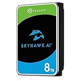 Seagate Skyhawk - Disco Duro Interno de vídeo AI 8 TB – SATA de 3,5 Pulgadas 6 GB/s 256 MB de...