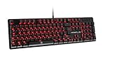 Primus Gaming Ballista 100T Teclado mecánico - Interruptor rojo - Retroiluminación LED RGB - Todas...