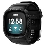 Spigen Rugged Armor Pro Compatible con Fitbit Versa 3 Funda con Correa/Compatible con Fitbit Sense...