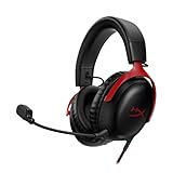 HyperX Cloud III - Rojo Audífonos para Juegos con Cable