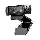 Logitech C920 HD Pro Webcam FULL HD 1080p/30 fps, Sonido Estéreo, Corrección de Iluminación HD,...