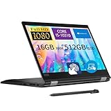 Lenovo ThinkPad L13 Yoga 2 en 113.3 FHD visualización táctil, Core i5-10310 hasta 4,4 GHz, 16 GB...