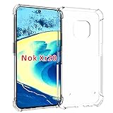 USTIYA Funda para Nokia XR20 Case Carcasa Bumper,Shock-Absorción TPU Transparente Cover con Cuatro...