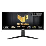 ASUS Monitor Gamer Curvo TUF Gaming VG34VQL3A, 34 Pulgadas, WQHD (3440 x 1440), 180Hz, 1500R,...