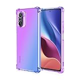 DABUNA Funda para Xiaomi Poco F3 y Redmi K40 y K40 Pro Case Uso Rudo,Transparente Colores Degradados...