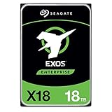 Seagate Exos X18 18TB Enterprise HDD - CMR 3.5 Pulgadas Hyperscale SATA 6Gb/s, 7200 RPM, 512e y 4Kn...