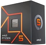 AMD Ryzen 5 7600 Procesador, 6C / 12T, hasta 5.1 GHz Max Boost con Wraith Stealth Cooler