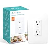 TP-Link Kasa Smart - Mini enchufe WiFi, enchufe de pared WiFi inteligente de Kasa, Blanco