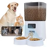 LOKOOY Comedero Automatico Gatos y Perros 5.5L,con 1080P Camera WiFi y Voz,App...