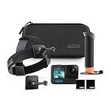 GoPro HERO12 Negro + Paquete de Accesorios, Incluye The Handler (empuñadura Flotante) + Correa para...