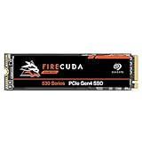 Seagate FireCuda 530 2TB Solid State Drive - M.2 PCIe Gen4 ×4 NVMe 1.4, speeds up to 7300 MB/s,...