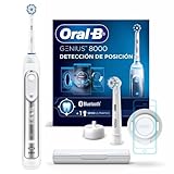 Oral B Cepillo de Dientes Eléctrico Recargable Genius 8000 con Cabezal Redondo, Mango Ergonómico...