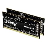 Kingston Fury Impact 32GB Kit (2x16GB) 3200Mhz DDR4 CL20 SODIMM Memoria Gamer Para LAPTOP Color...