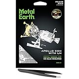 Metal Earth Fascinations Apollo CSM - Kit de modelo de metal 3D LM con pinzas