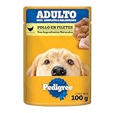 PEDIGREE Alimento Húmedo Adulto Pollo En Filetes 24 Sobres