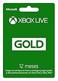 Xbox Live Gold - Membresía 12 meses - Xbox One 12 meses Edition