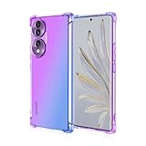 DABUNA Funda para Honor 70 Case Uso Rudo,Transparente Colores Degradados Protectora de Cámara...