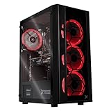 XTREME PC GAMING AMD Radeon RX 6500 XT Ryzen 5 5500 SSD 250GB 2TB WiFi (Black Kronos)