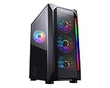 Cougar Gabinete MX410 Mesh-G RGB con Ventana, Midi Tower, ATX/Micro ATX/Mini-ITX, USB 2.0/3.0, sin...