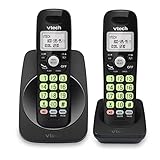 VTech VG101-21 DECT 6.0 2-Handset Cordless Phone for Home, Blue-White Backlit Display, Backlit...