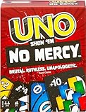 UNO Juego de Cartas No Mercy para niños de 7 años en adelante