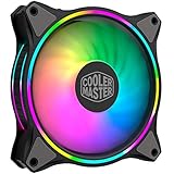 Cooler Master MasterFan MF120 Halo Duo-Ring Addressable RGB Lighting 120mm Fan with...