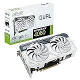 ASUS Dual GeForce RTX™ 4060 OC White Edition 8GB, DUAL-RTX4060-O8G-WHITE, GDDR6 (PCIe 4.0, 8GB...