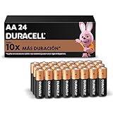 Duracell - Pilas AA alcalinas, baterías AA de Larga duración 1.5V, Paquete con 24 Pilas