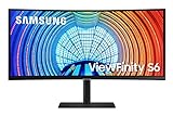 SAMSUNG Viewfinity S65UA Series 34-Inch Ultrawide QHD Curved Monitor, 100Hz, USB-C, HDR10 (1 Billion...