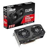 Asus Tarjeta de Video Dual AMD Radeon RX 6600 8GB, DUAL-RX6600-8G-V2, AMD RDNA 2, PCIe 4.0, Memoria...